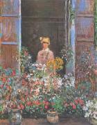 Claude Monet Camille at the Window oil painting